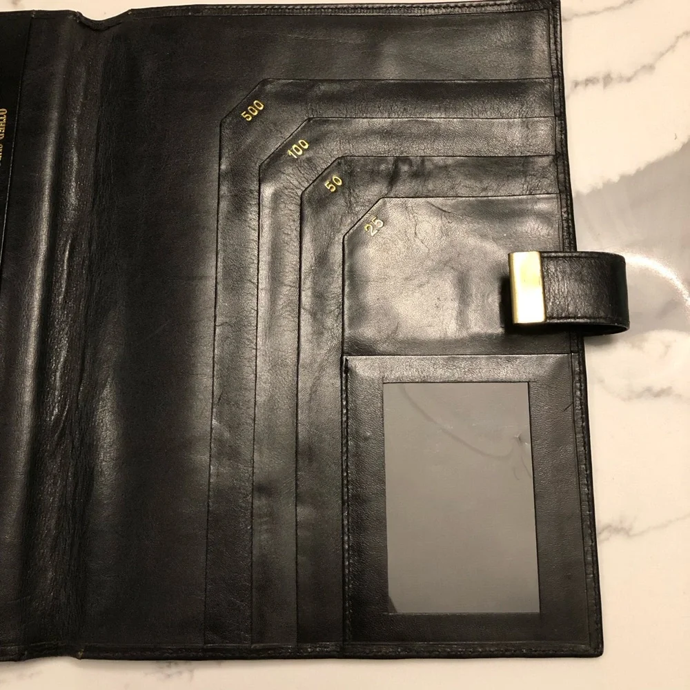 Vintage Noblesse Leather Travel Document Case Made in Spain